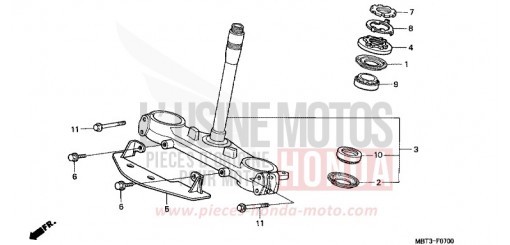 STEERING STEM XL1000VY de 2000